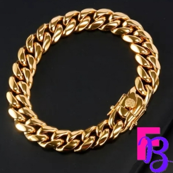 *NEW!* Chunky 18K Miami Cuban Bracelet - Picture 2 of 9